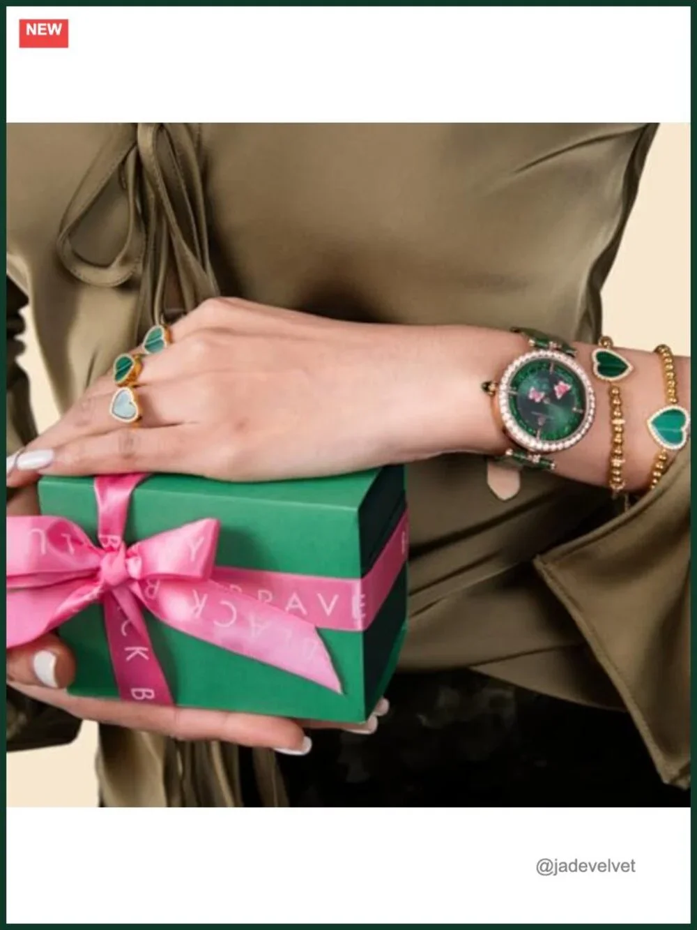 Butterfly Watch for Women Leather Strap Sapphire Crystal Quartz 34mm